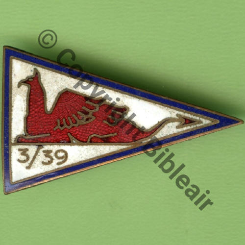 39.2.3  1938-41 3eDRILLE SAL.24 GR.2.39  A.AUGIS LYON 2Lignes 2Anneaux Dos lisse  Entrejambe blanc Src.Y.GENTY 67Eur(x2) 